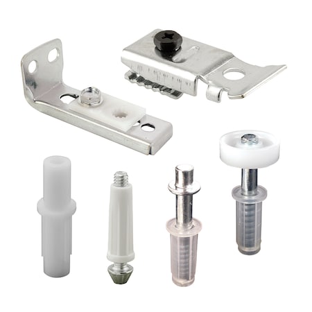 Prime-Line Bi-Fold Door Hardware Repair Kit, Includes Top and Bottom Brackets N 7534